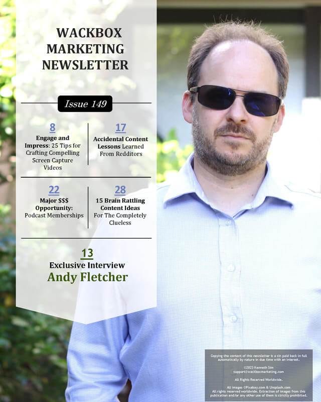 wackbox marketing magazine issue 149
