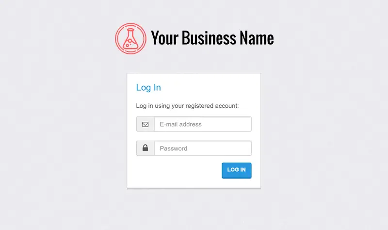 white label login