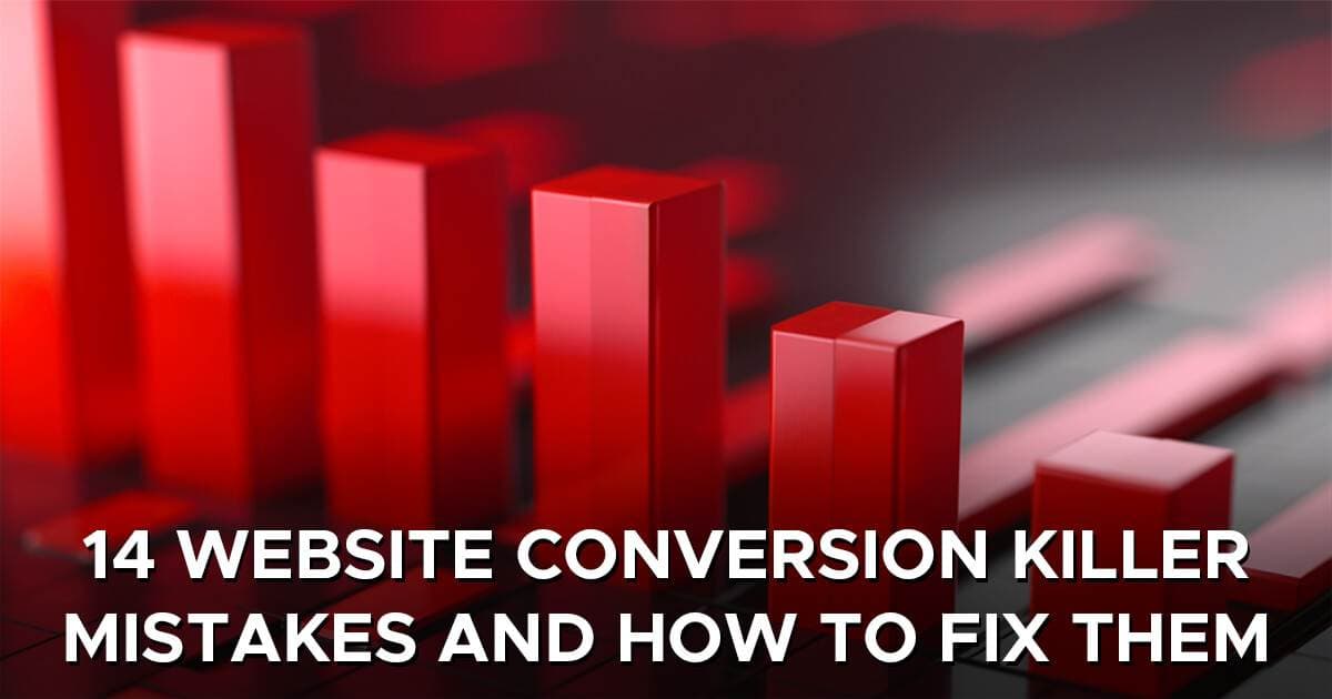 The 14 Website Conversion Killer Mistakes and How to Fix Them | WackBox ...