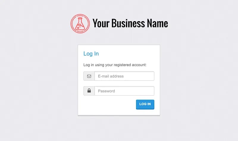 white label login